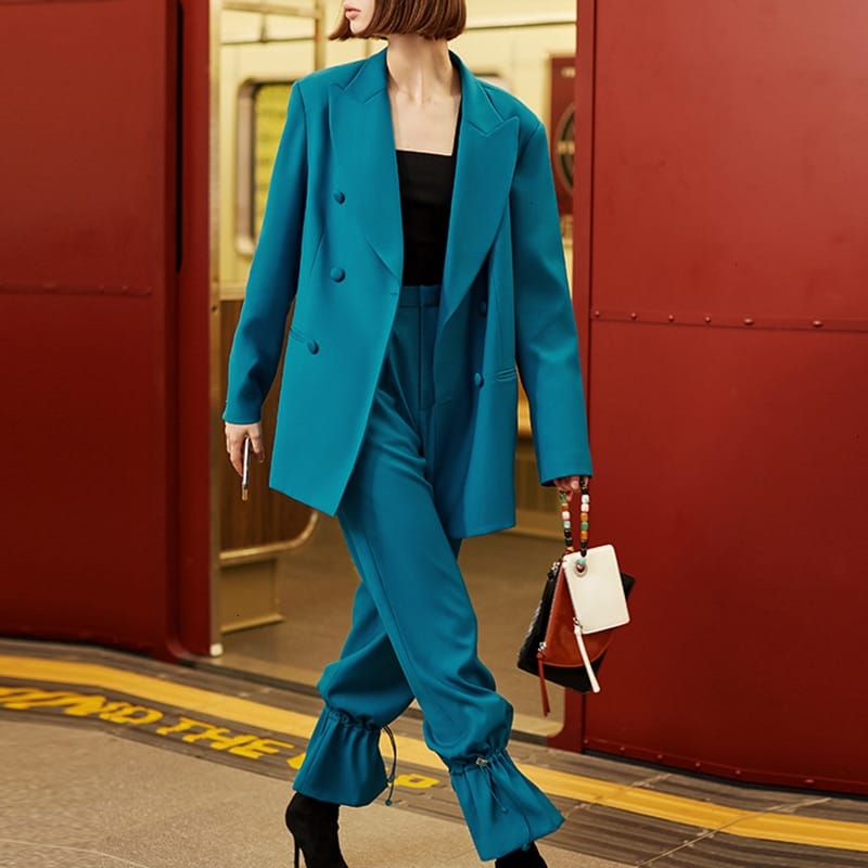 详情 (3).jpg Long Blazer for Women
