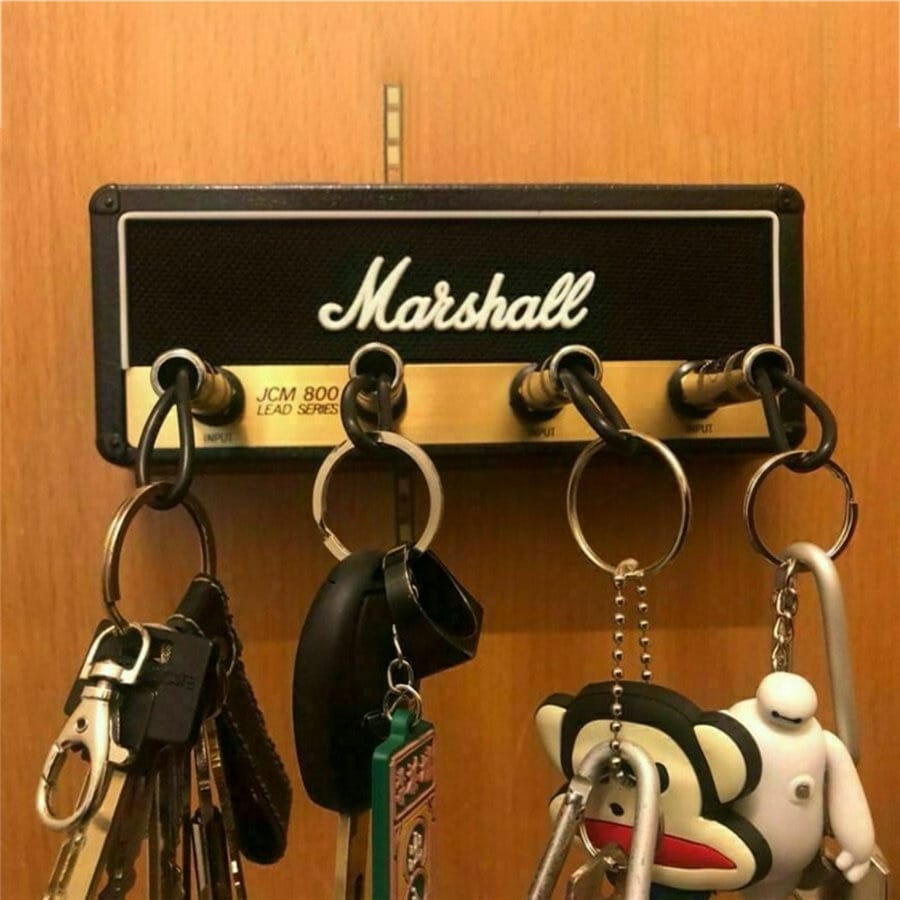 Guitar Keychain Holder