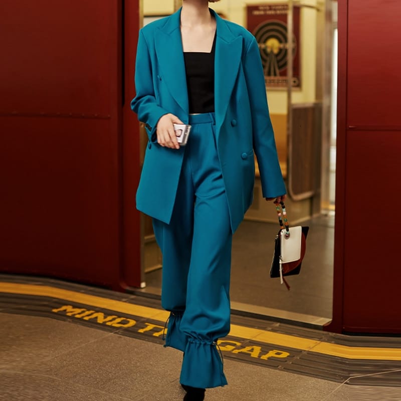 详情 (9).jpg Long Blazer for Women