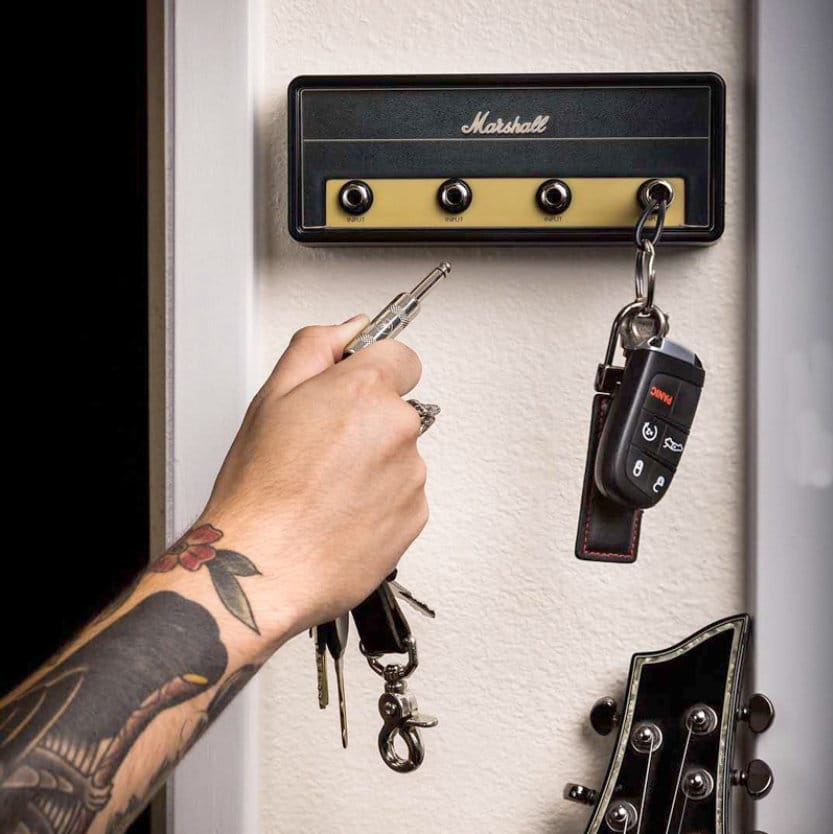 Guitar Keychain Holder