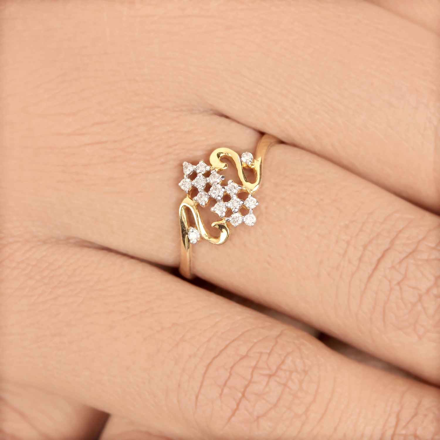 Gold Ring with Beautiful Design