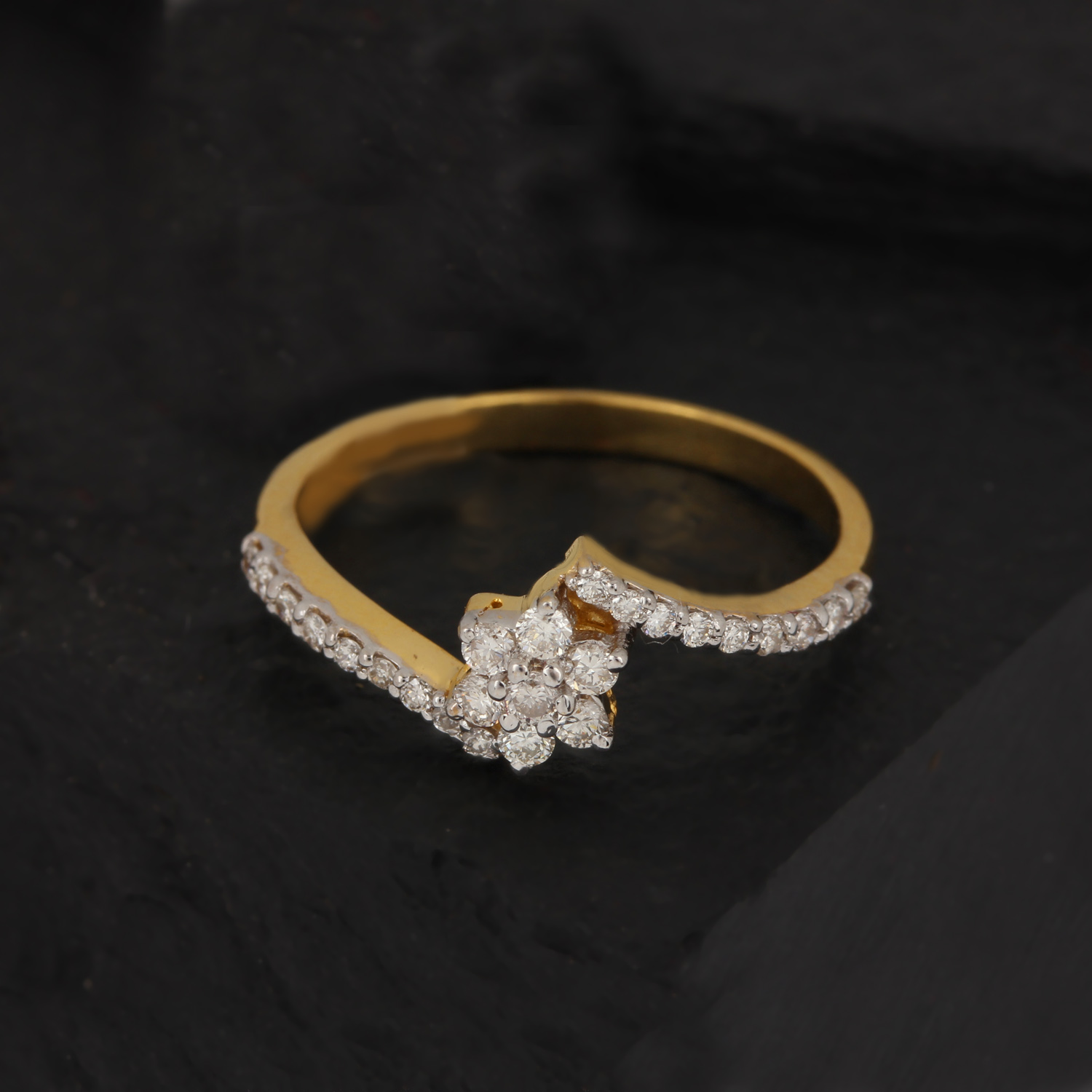 Yellow Gold Ring For Women
